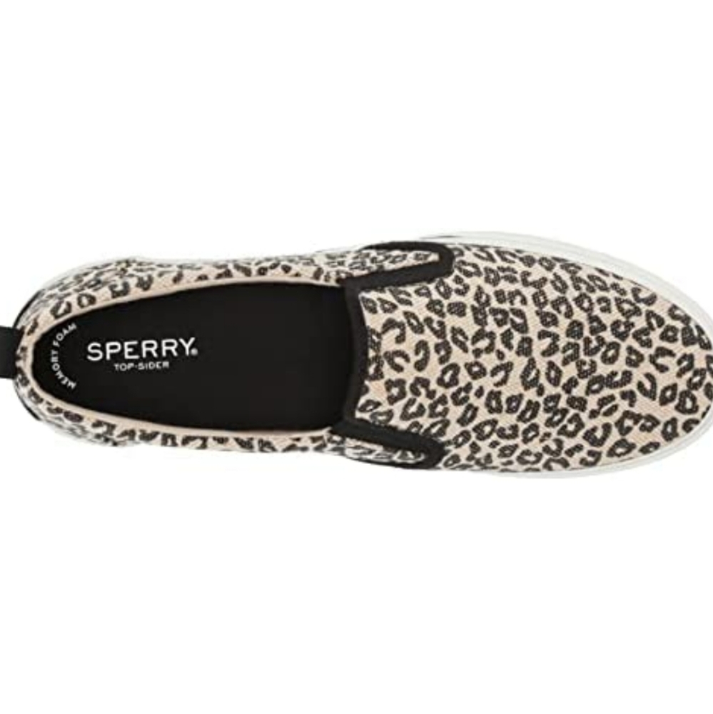 Sperry Leopard Slip Ons Women's Wave Canvas Sneaker ๐ NWT Last Pair - Picture 13 of 16